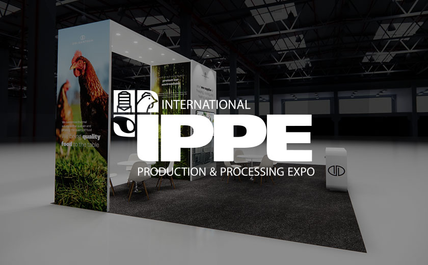 Meet us at IPPE, Jan. 25-27th, 2022