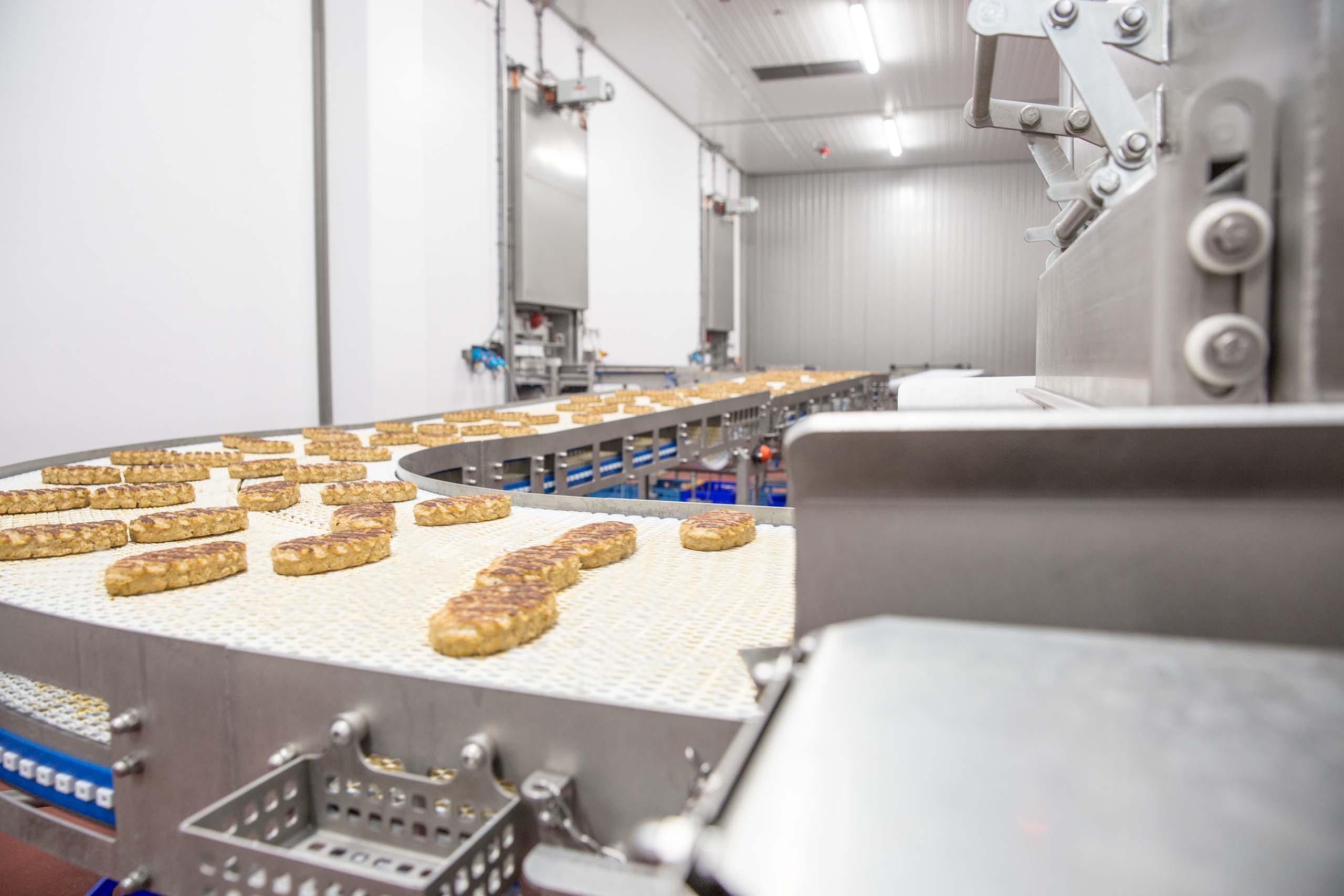 IQF freezing and heating of meat and poultry